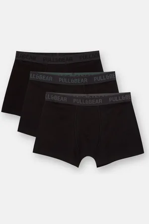 Pull&Bear Lot 3 Boxers Avec Écusson Moyen