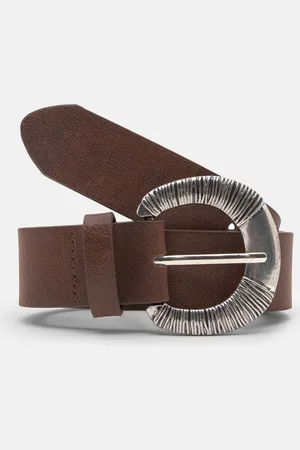 Pull&Bear Ceinture Marron Avec Boucle Texturée