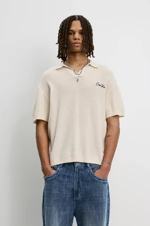 Pull&Bear Polo Rayé Texturé