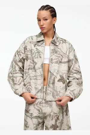 Pull&Bear Veste Utilitaire Imprimé Feuilles
