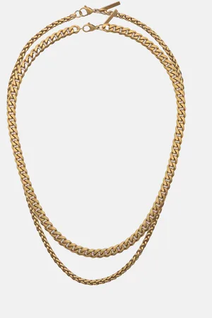 Pull&Bear Lot Colliers Chaîne Acier