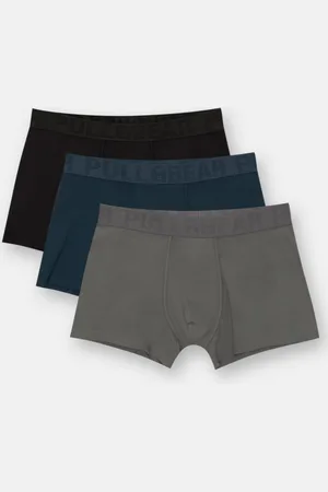 Pull&Bear Lot 3 Boxers Avec Écusson