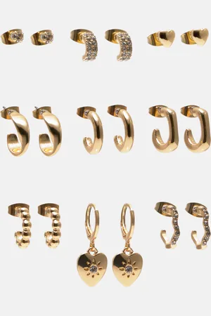 Pull&Bear Pack De 9 Paires De Boucles D’oreilles