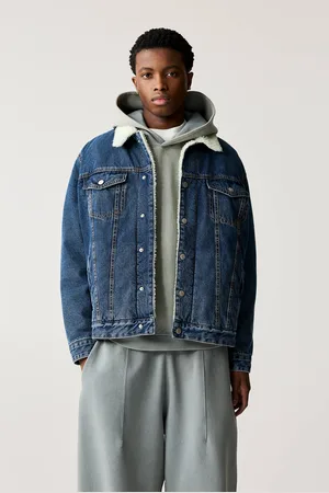 Pull&Bear Veste Denim Avec Intérieur En Mouton Synthétique