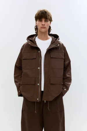 Pull&Bear Ciré Capuche Avec Poches