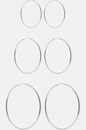 Pull&Bear Pack 3 Paires De Boucles D’oreilles Anneaux