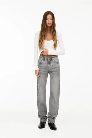 Pull&Bear Jean Droit Taille Moyenne