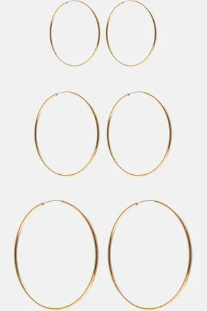 Pull&Bear Pack 3 Paires De Boucles D’oreilles Anneaux