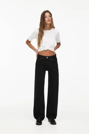 Pull&Bear Jean Droit Taille Moyenne
