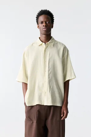 Pull&Bear Chemise À Rayures À Manches Courtes