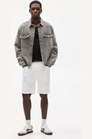 Pull&Bear Bermuda En Jean Slim Déchirures