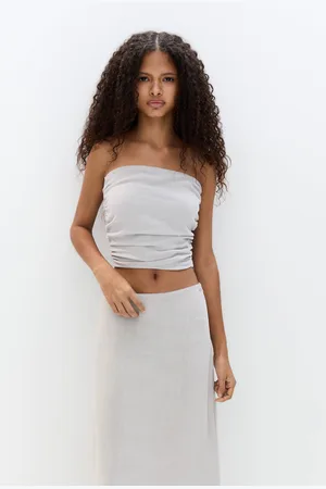 Pull&Bear Top Bandeau Rustique