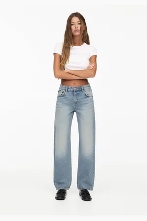 Pull&Bear Jean Droit Taille Moyenne