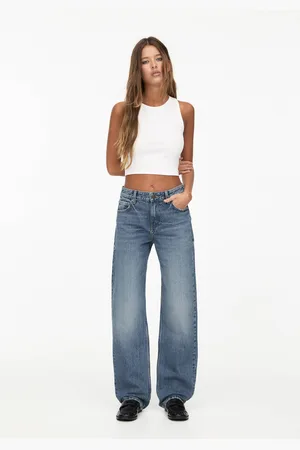Pull&Bear Jean Droit Taille Moyenne