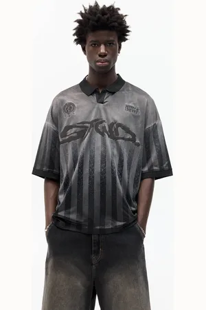 Pull&Bear T-Shirt À Col Polo À Rayures Stwd