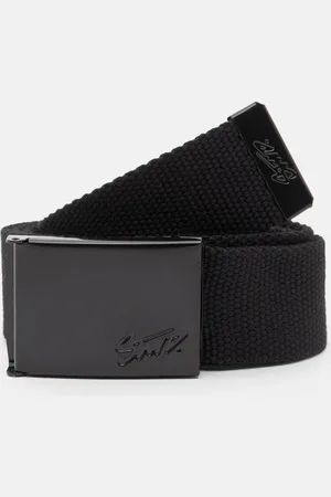Pull&Bear Ceinture En Tissu Avec Boucle Noire Stwd