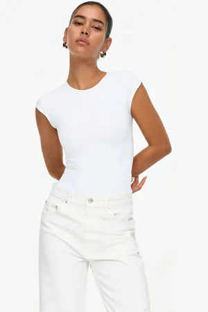 Pull&Bear Body À Manches Courtes En Polyamide