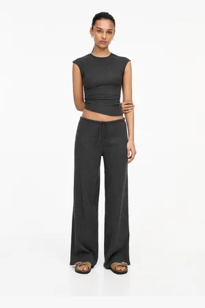 Pull&Bear Pantalon Wide Leg Smock