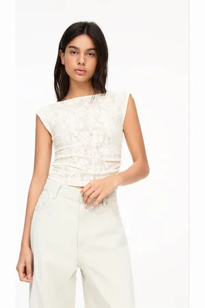 Pull&Bear Top Rustique À Fleurs
