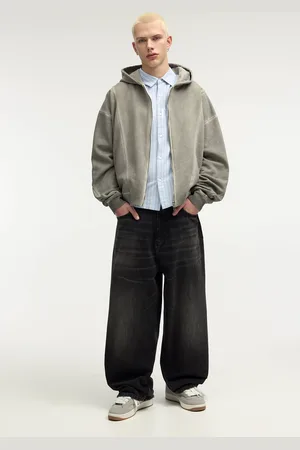 Pull&Bear Jean Super Baggy Effet Délavé