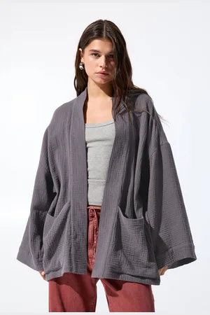 Pull&Bear Veste Kimono Fluide