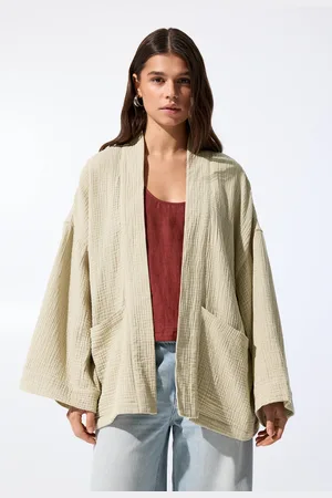 Pull&Bear Veste Kimono Fluide