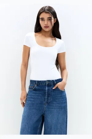 Pull&Bear Body À Manches Courtes En Polyamide