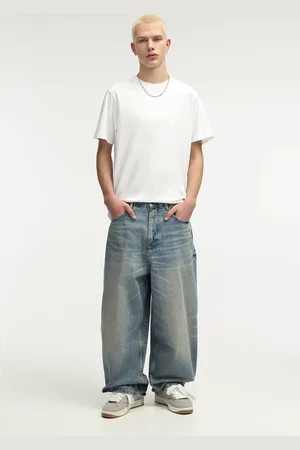 Pull&Bear Jean Super Baggy Effet Délavé