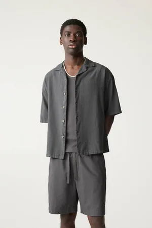 Pull&Bear Chemise Manches Courtes Lin