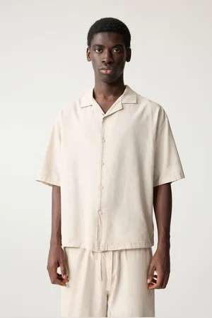 Pull&Bear Chemise Manches Courtes Lin