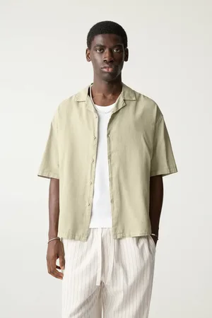 Pull&Bear Chemise Manches Courtes Lin