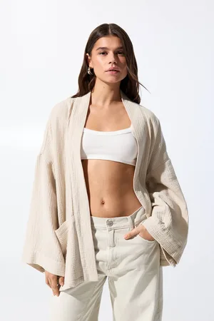 Pull&Bear Veste Kimono Fluide