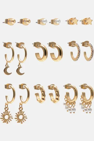 Pull&Bear Pack De 9 Paires De Boucles D’oreilles