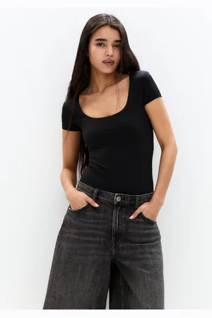 Pull&Bear Body À Manches Courtes En Polyamide