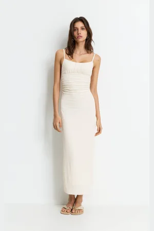Pull&Bear Robe Midi Rustique