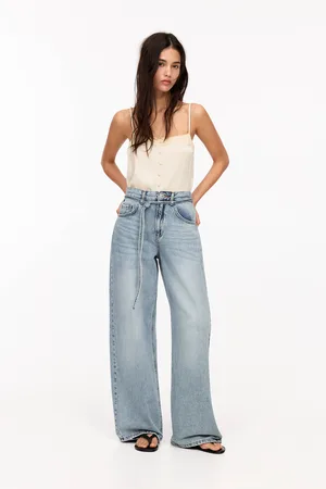 Pull&Bear Jean Baggy Avec Ceinture