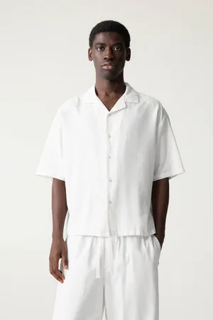 Pull&Bear Chemise Manches Courtes Lin