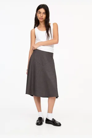 Pull&Bear Jupe Midi À Rayures Tennis