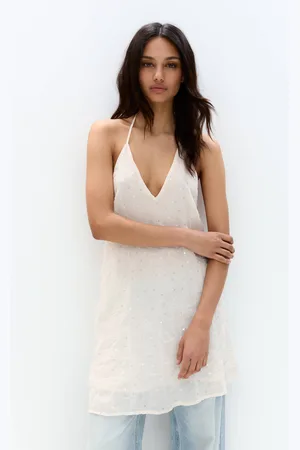 Pull&Bear Robe Courte En Tulle À Paillettes