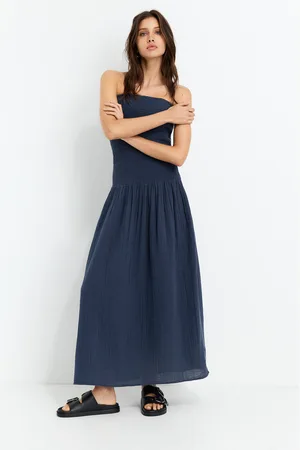 Pull&Bear Robe Midi Bustier Rustique