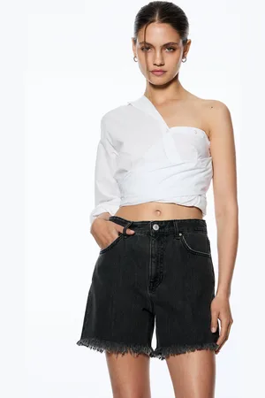 Pull&Bear Bermuda En Jean Taille Haute