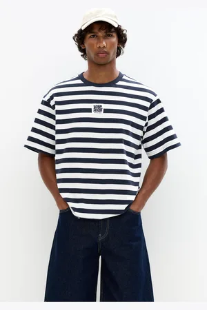 Pull&Bear T-Shirt À Rayures Étiquette