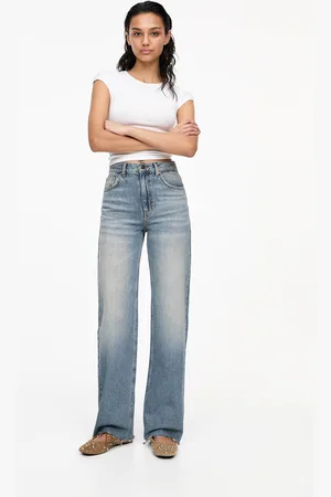 Pull&Bear Jean Droit Taille Haute