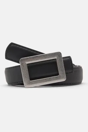 Pull&Bear Ceinture En Similicuir Avec Boucle Fine