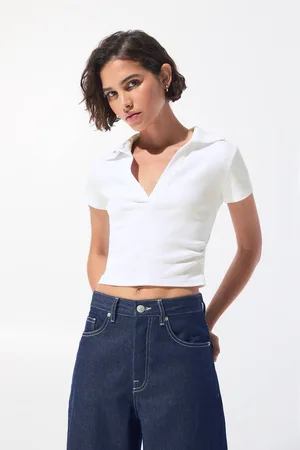 Pull&Bear Polo Manches Courtes Cropped