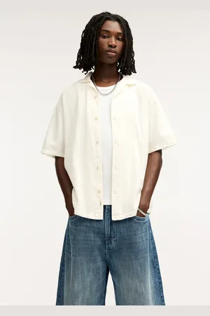 Pull&Bear Chemise Basique Manches Courtes En Lin