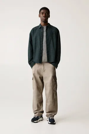 Pull&Bear Pantalon Cargo Coutures