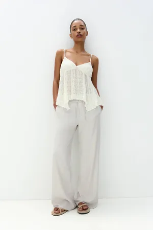 Pull&Bear Pantalon Rustique Effiloché
