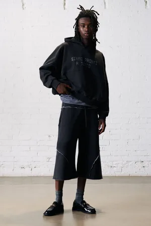Pull&Bear Bermuda Jogger Coutures Stwd