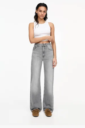 Pull&Bear Jean Droit Taille Haute